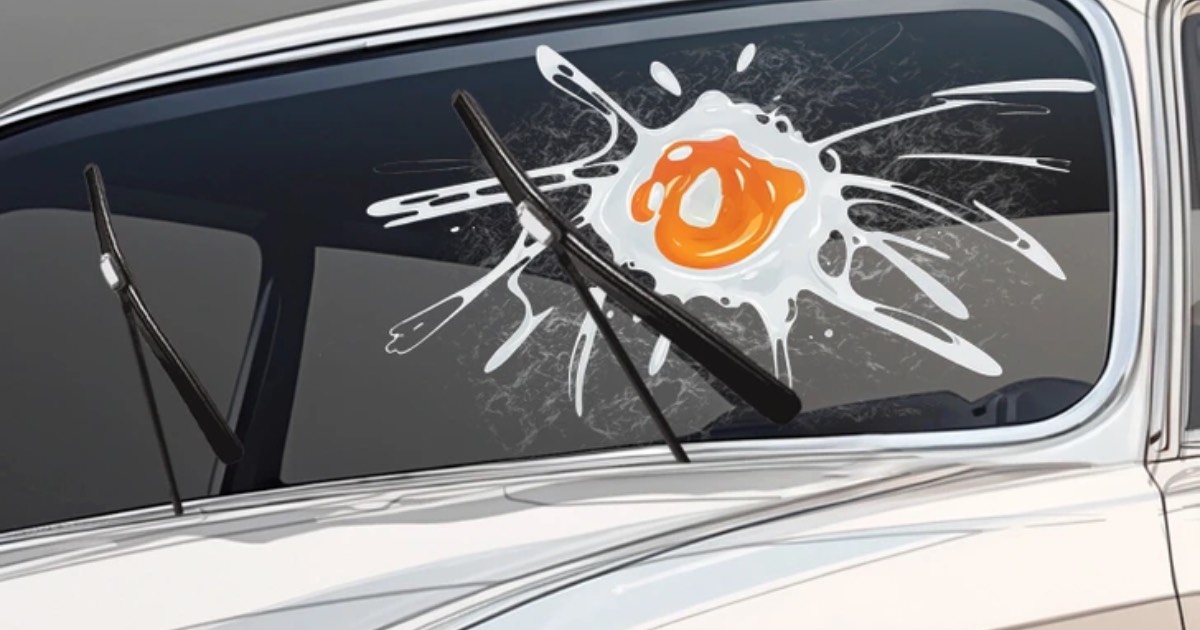 Why You Need to Stay in the Car If Someone Threw an Egg at Your Car Window