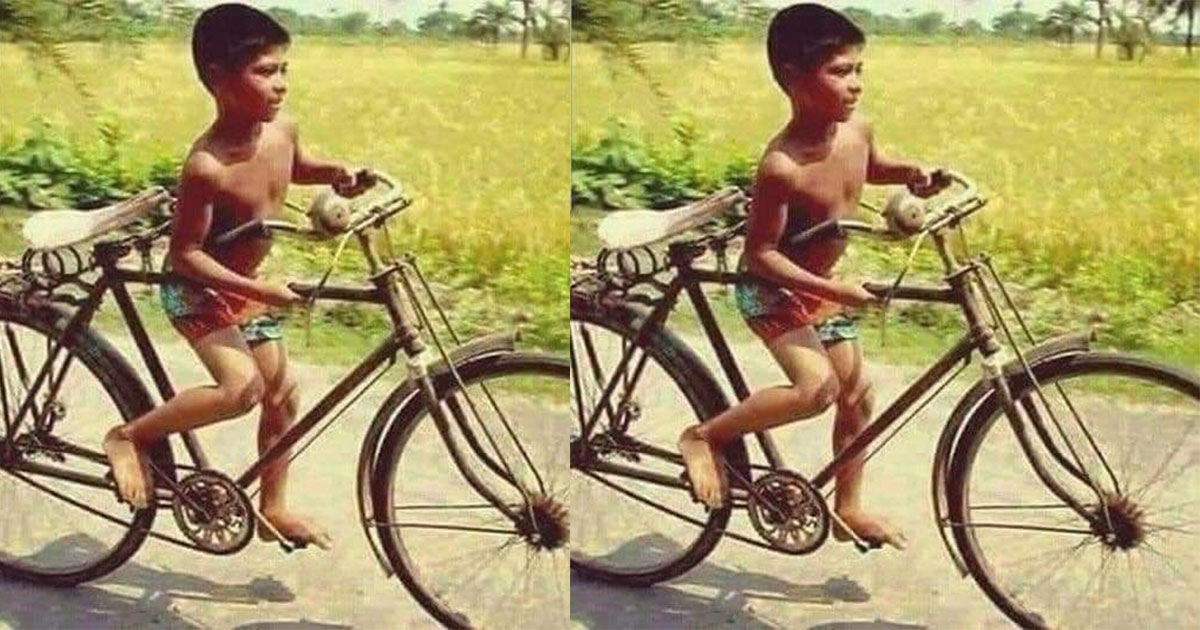 The Simplicity of Childhood: A Boy and His Bicycle